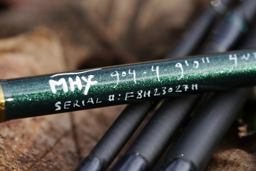 Custom fly rod Green MHX